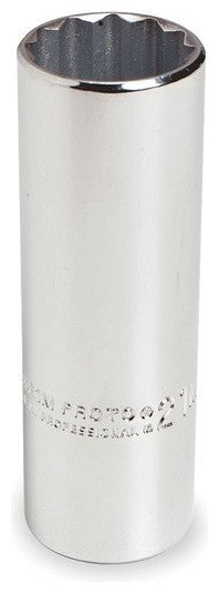 Stanley Proto J5324M 1/2" Drive Deep Socket, 24 mm, 12-Point