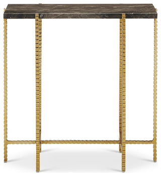 Flying Marble Gold Side Table