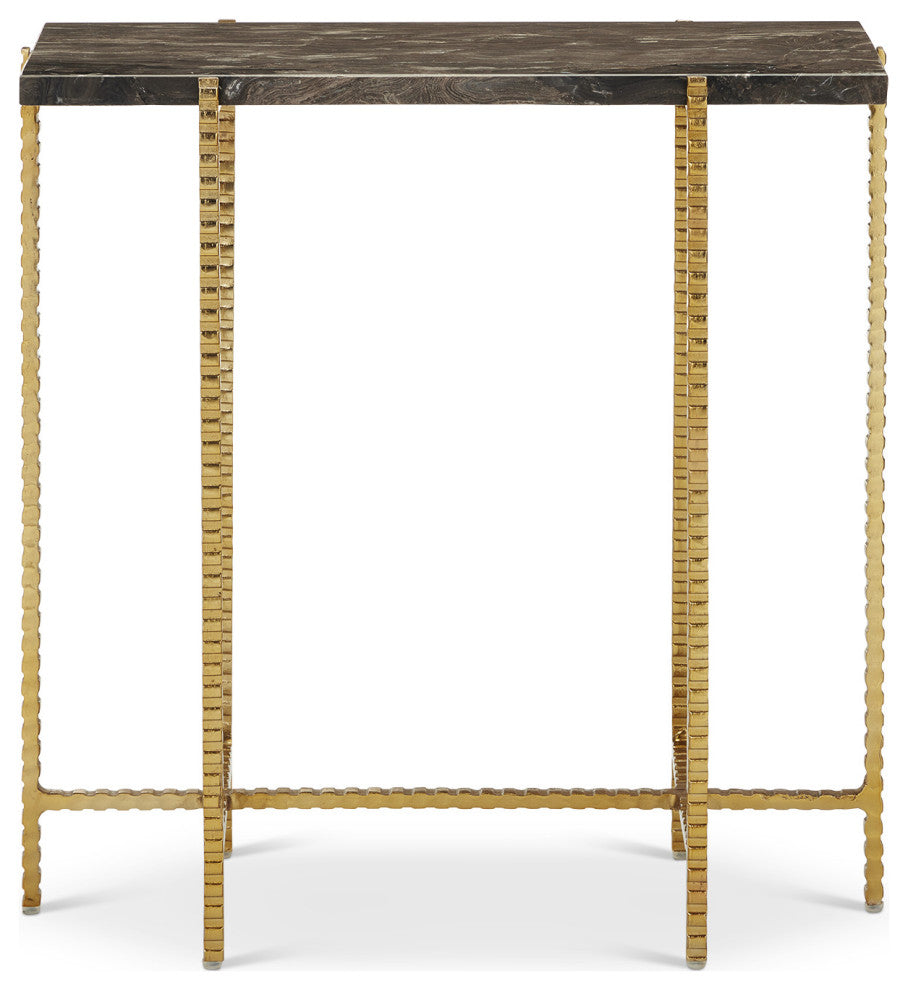 Flying Marble Gold Side Table