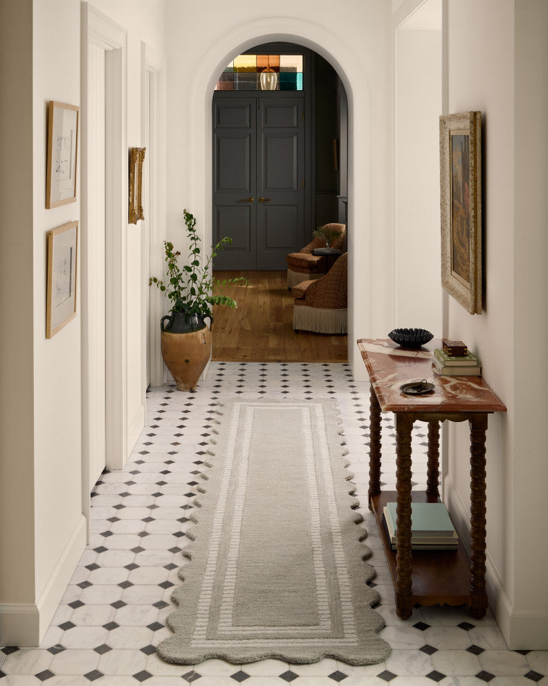 Chris Loves Julia x Loloi Scottie Fog / Ivory 5'-0" x 7'-6" Area Rug