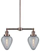 Innovations Lighting 209 Geneseo Geneseo 2 Light 21"W Linear - Antique Copper /