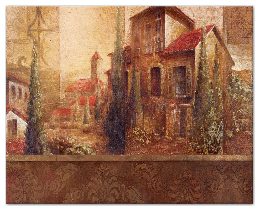 Tuscan Villa Montage 24"x30" Canvas Wall Art