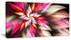 Exotic Red Fractal Spiral Flower, Abstract Canvas Art Print, 32x16