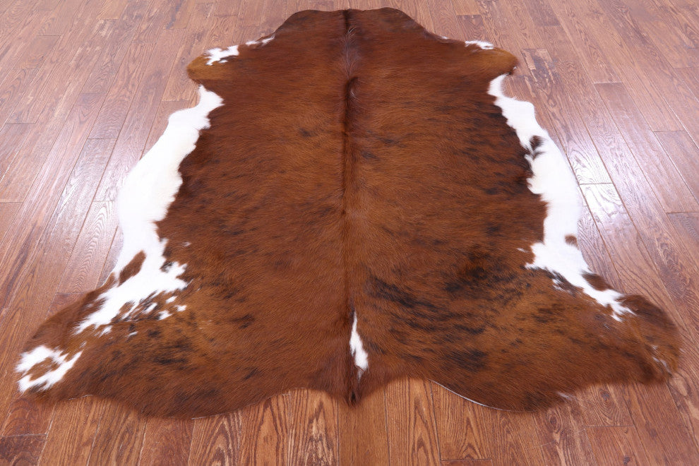 6' 11" X 6' 3" Natural Cowhide Rug C2268