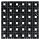 Neromarquina and Dolomiti Polished Pinwheel Marble Mosaic