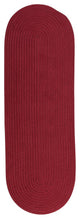 Colonial Mills Rug Reversible Flat-Braid, Oval Runner Red Runner, Oval