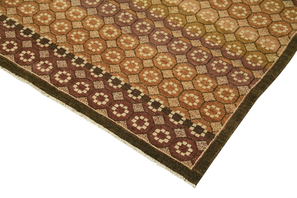 Rug N Carpet - Handwoven Oriental 8' 2" x 9' 11" Unique Oushak Area Rug