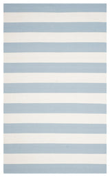 Safavieh Montauk Collection MTK712K Rug, Sky Blue/Ivory, 6' x 9'