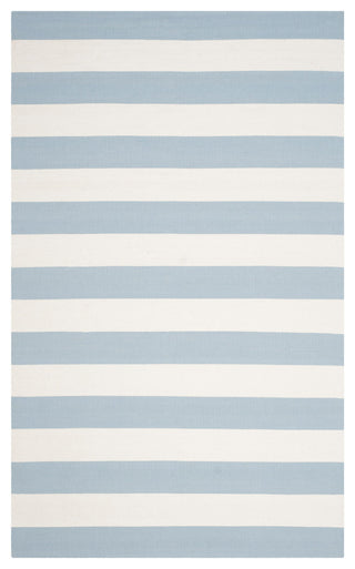 Safavieh Montauk Collection MTK712K Rug, Sky Blue/Ivory, 6' x 9'
