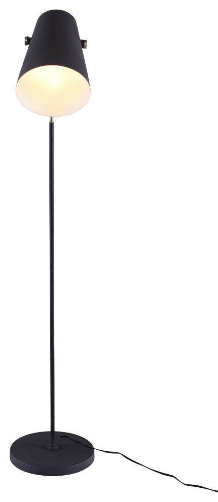 Sawyer Brown Steel Floor Lamp