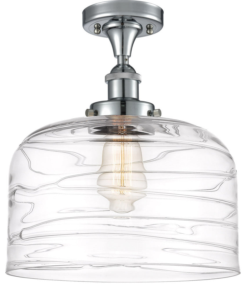 Innovations 916-1C-PC-G713-L-LED 1-Light Semi-Flush Mount, Polished Chrome