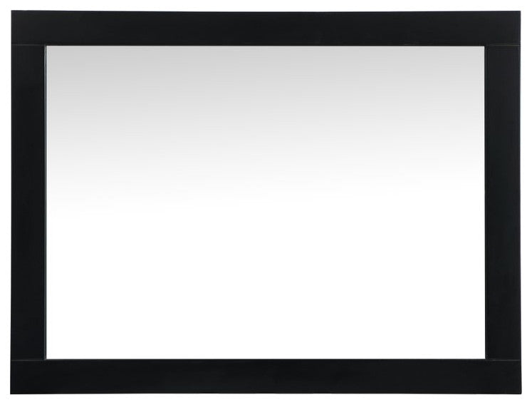 Elegant Decor Aqua Vanity Mirror Black
