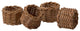 Hampton, Honey Rattan Napkin Rings, Set of 4