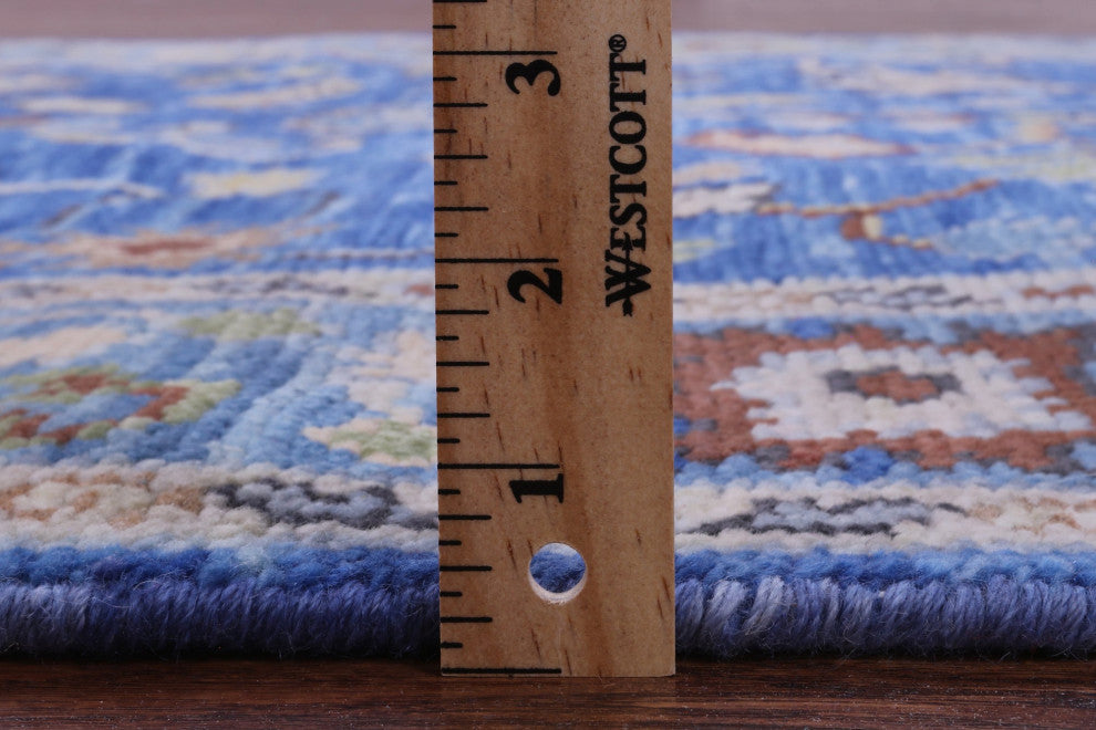 4' 1" X 6' 3" Handmade Turkish Oushak Wool Rug - Q15929
