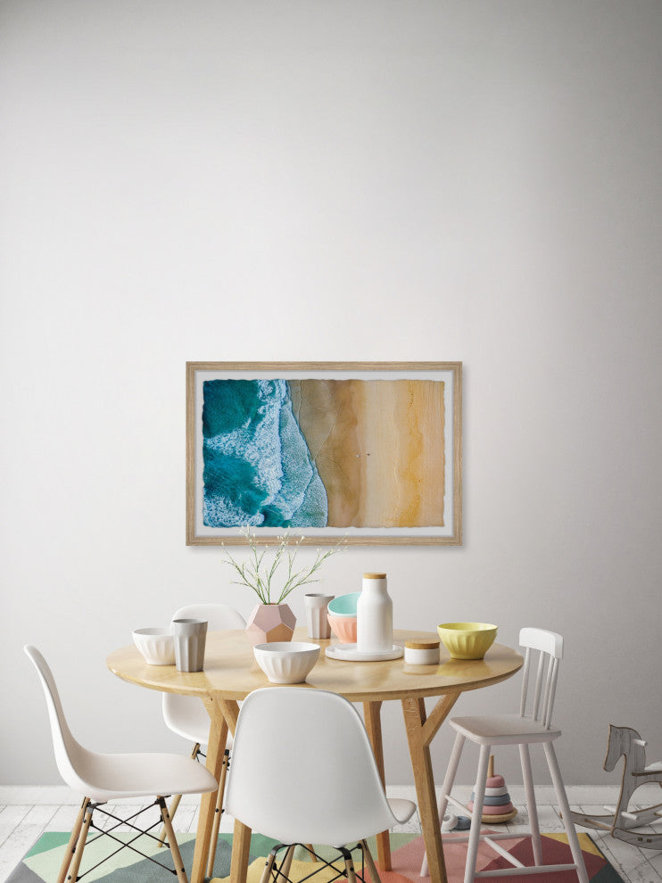 "Solo Surfing" Framed Painting Print, 45x30