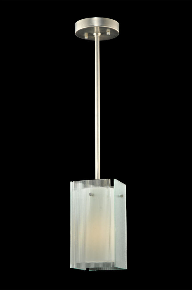 5"Sq Metro Reeded Quadrato Mini Pendant