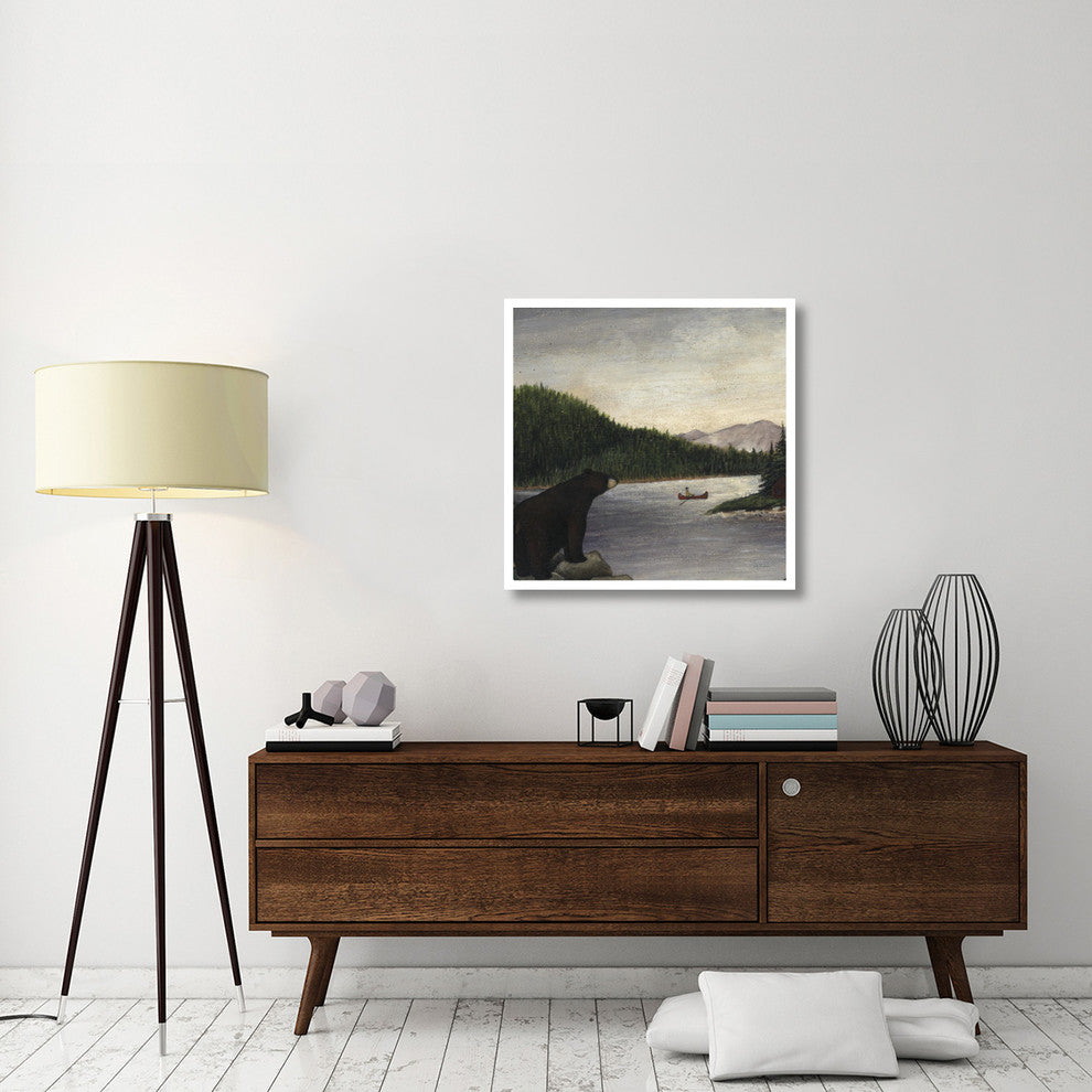 "North Woods Bear II" Digital Paper Print by David Carter Brown, 32"x32"