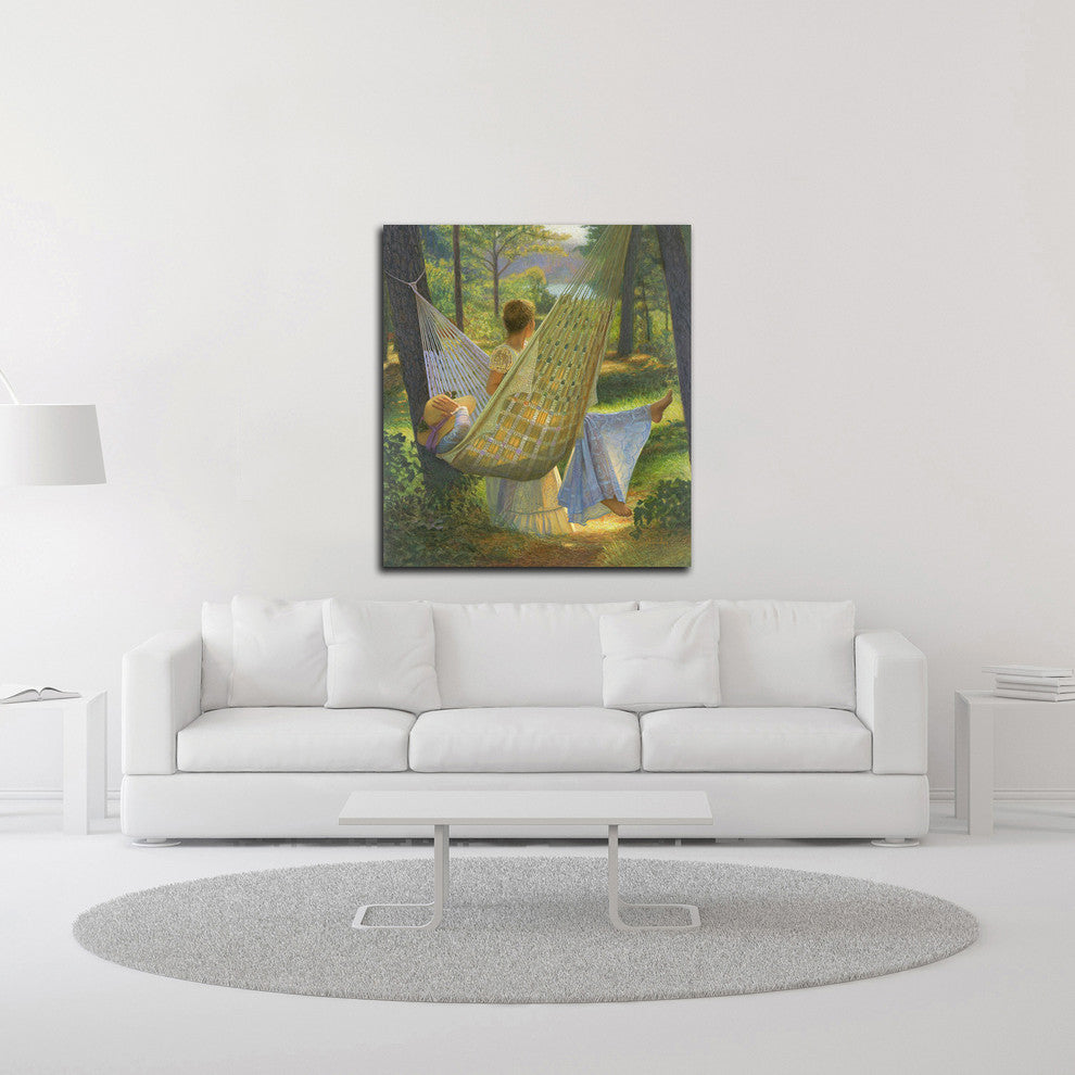 Summertime by Peter Quidley, Print on Canvas, 27"x30"