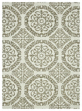 Boscage Rothwell Area Rug, Ivory, 5' x 7'6", Geometric