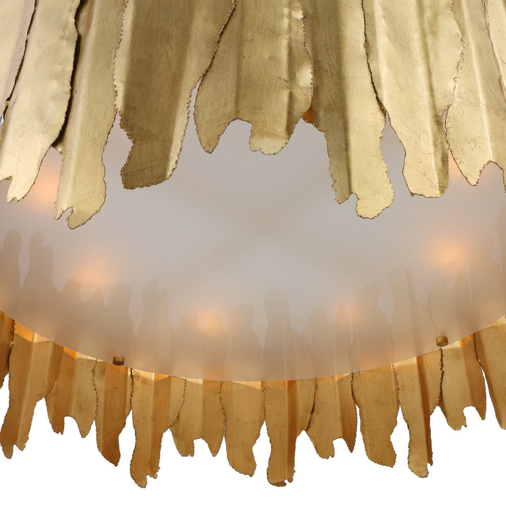 Uttermost Golden Gate 8-LIght Industrial Pendant