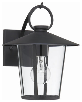 Andover 1-Light Matte Black Outdoor Wall Mount