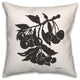 Block Print Cherries 18"x18" Spun Poly Pillow