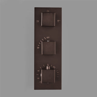 Martinique 20"X40" Large Oil Rubbed Bronze Solid Brass LED Rain Shower Head