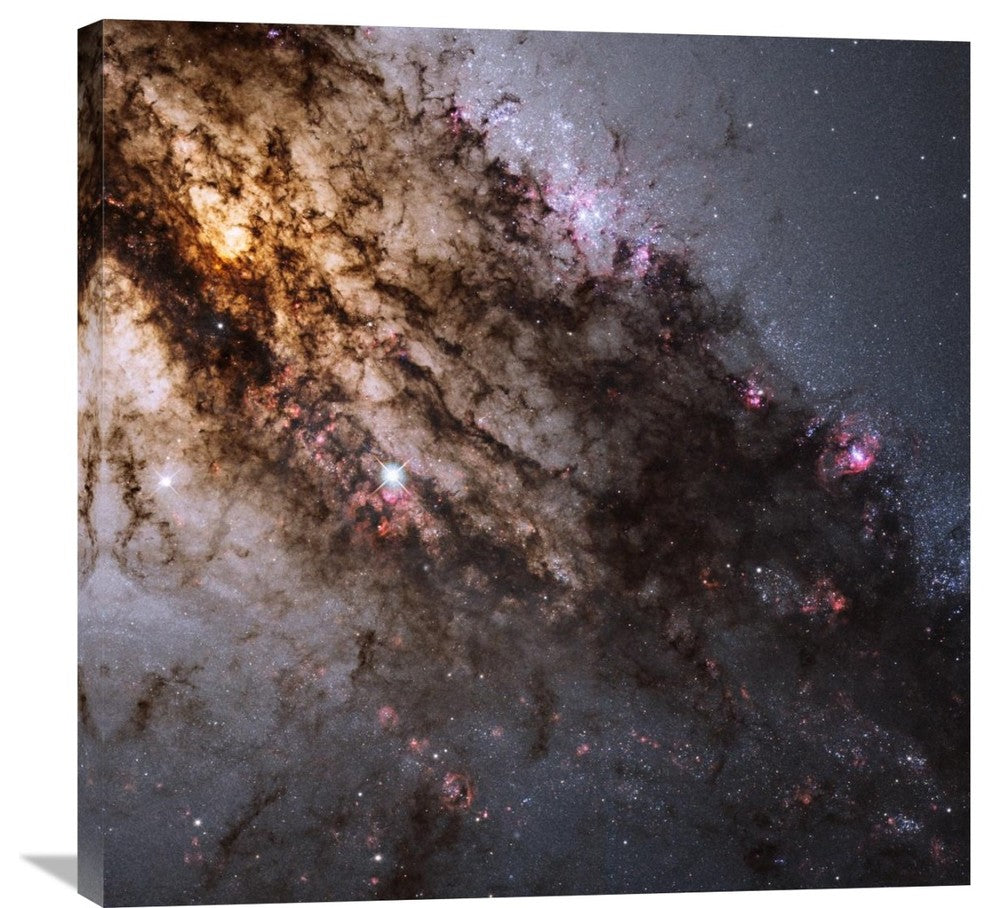 "Star Birth in the Active Galaxy Centaurus A" Artwork, 30"x30"