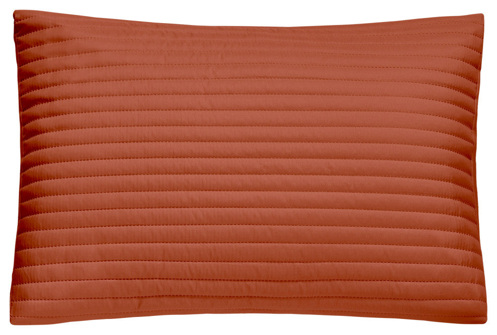 Felicia 3 Piece Comforter Set, Rust, King