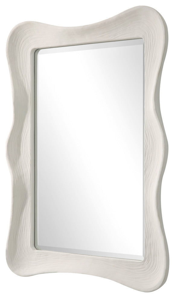 Uttermost Whitehaven Wavy Rectangle Mirror