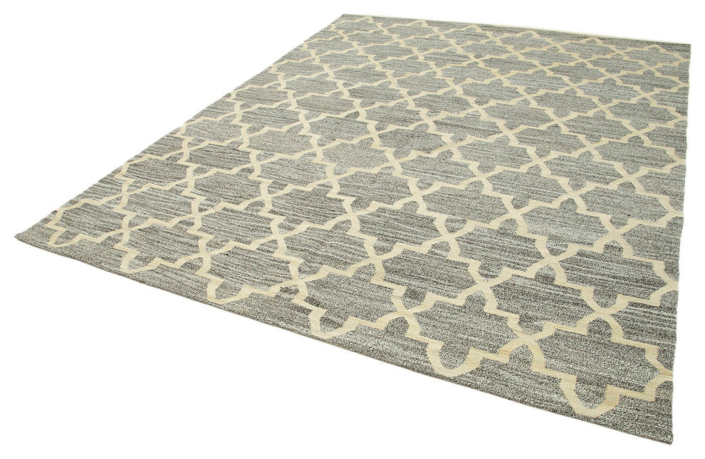 Rug N Carpet - Hand-knotted Turkish 7' 11'' x 10' 0'' Unique Wool Kilim Rug
