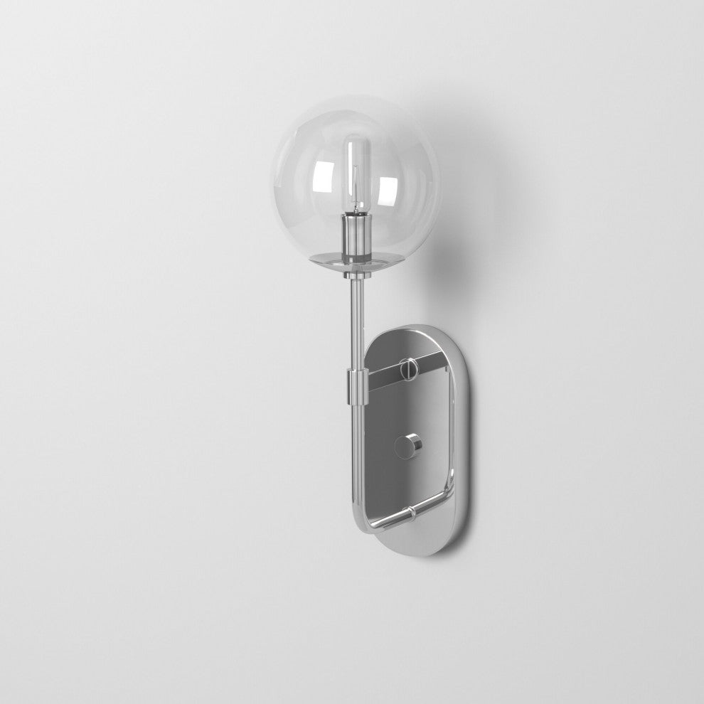 Welton 1-Light Wall Sconce, Chrome
