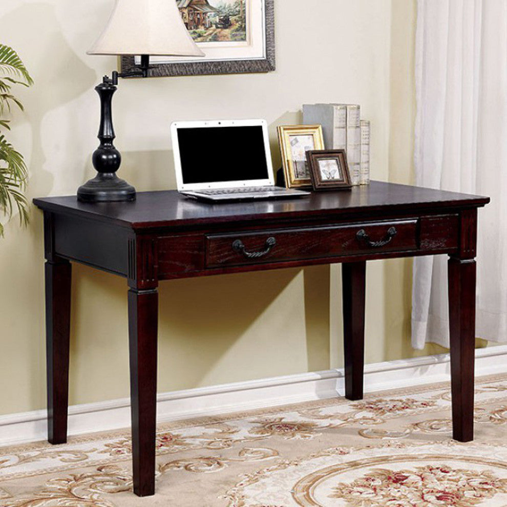 Tami Transitional Writing Desk, Walnut Finish