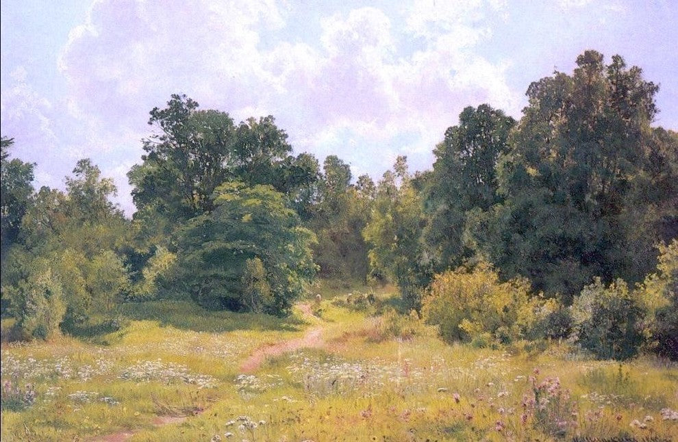 Ivan Ivanovich Shishkin Deciduous Forest Edge Wall Decal