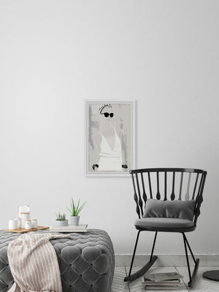 "Getaway Glamour" Framed Painting Print, 12x18
