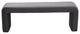 Minimalist Velvet Upholstered Bench, Gray