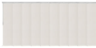 Nikolina 10-Panel Track Extendable Vertical Blinds 120-218"W