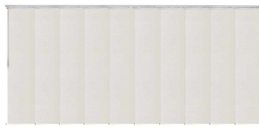 Nikolina 10-Panel Track Extendable Vertical Blinds 120-218"W