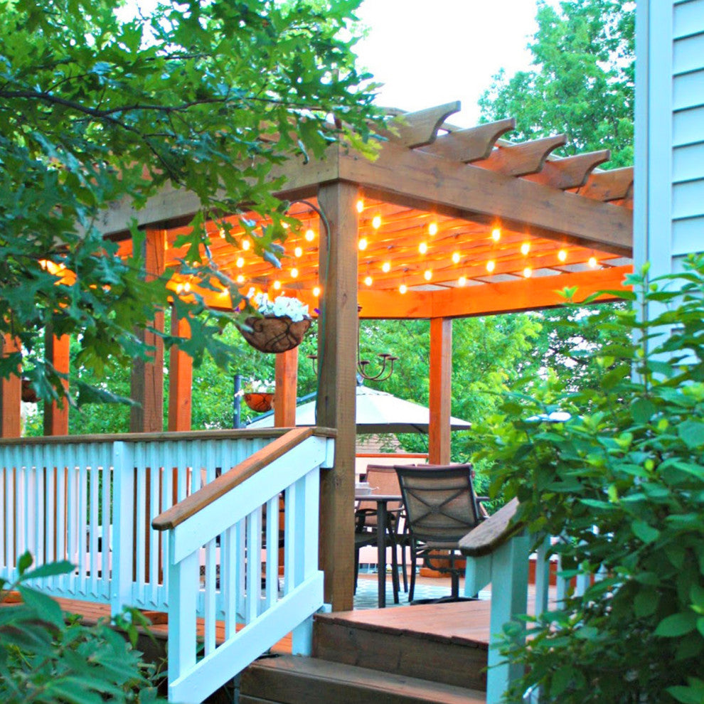 Brightech Ambience Pro LED 2W White- Waterproof LED Outdoor String Lights 48 Ft