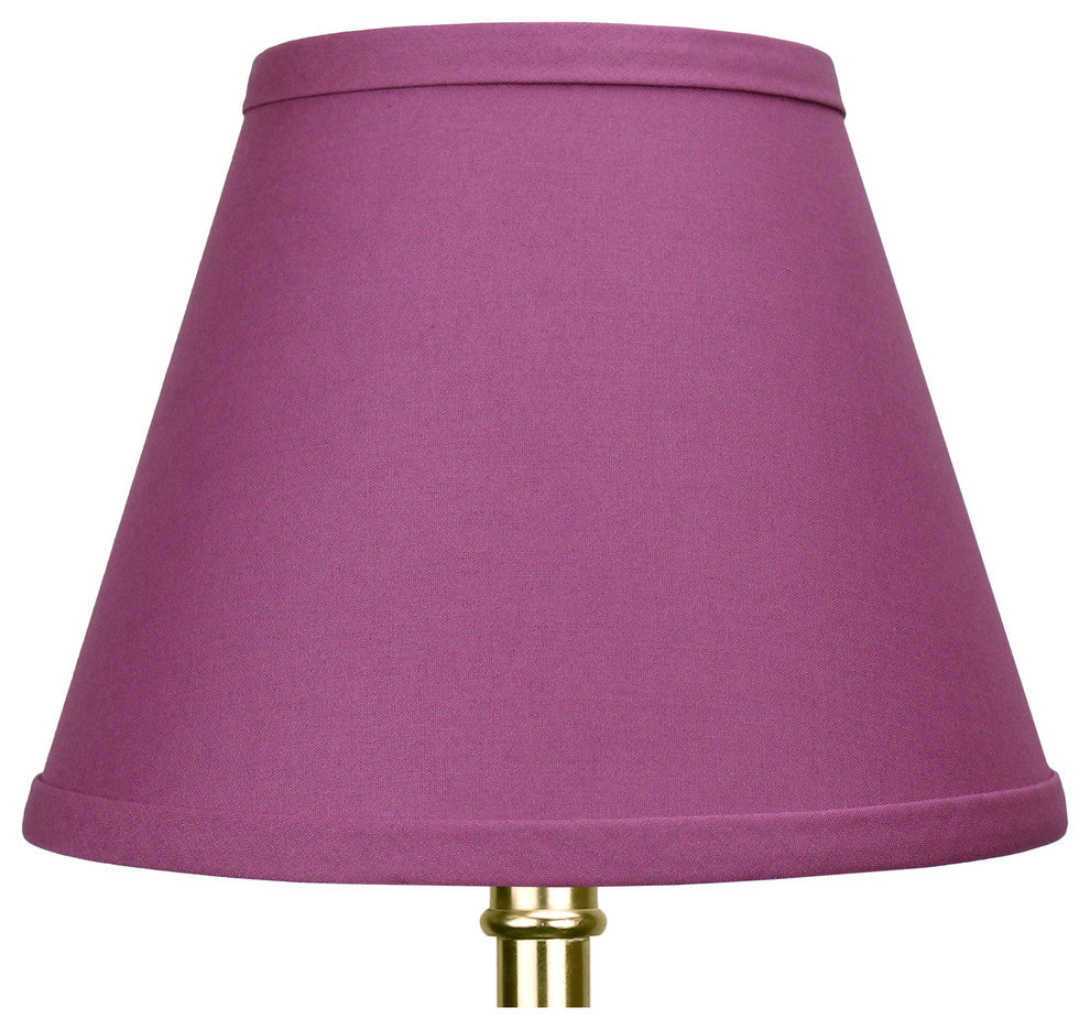 Fenchel Shades, 5"x9"x7" Bulb Clip Attachment Empire Lamp Shade, Linen