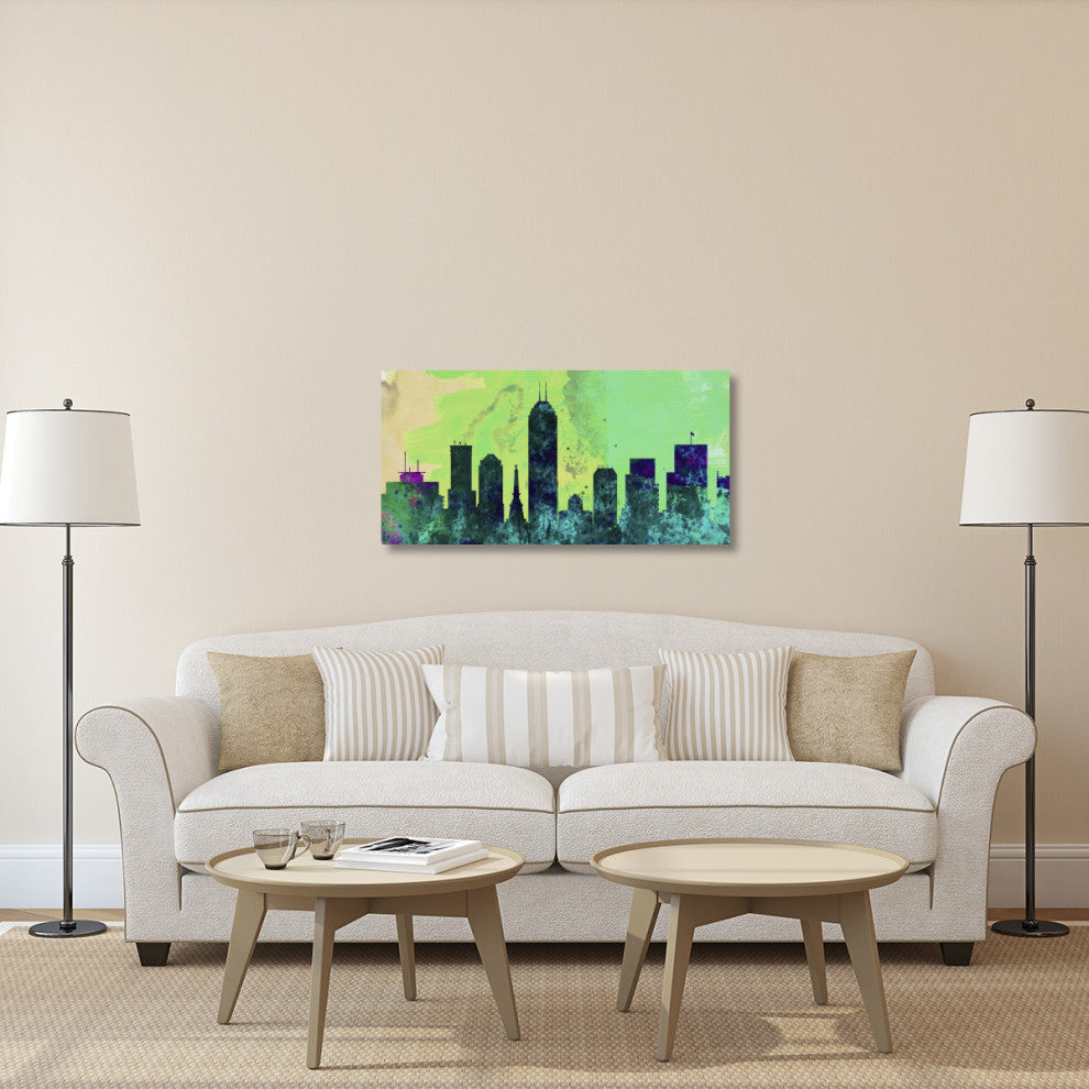 "Indianapolis City Skyline" Fine Art Print