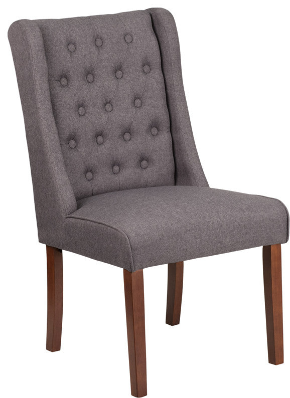 Olivia Gray Fabric Tufted Parsons Chair