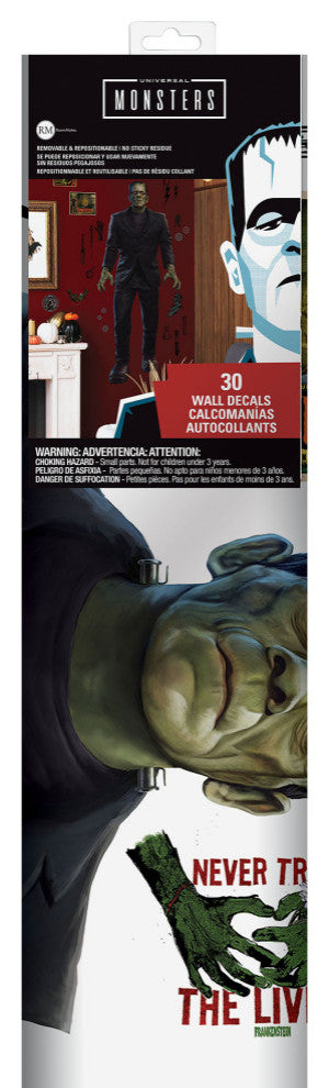 Classic Monsters Frankenstein Giant Peel and Stick Wall Decals