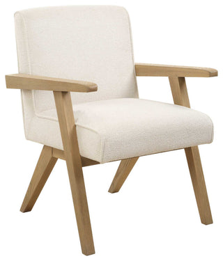 Uttermost Blakely White Dining Arm Chair