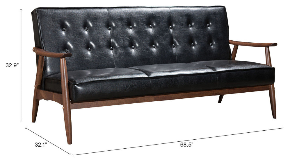 Rocky Sofa Black