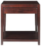 Notre Dame Night Stand With Usb Port, Espresso