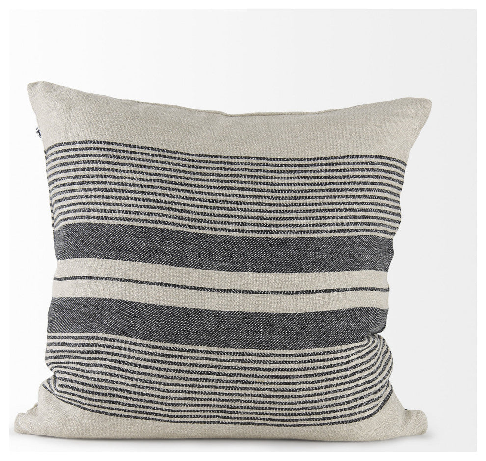 Gray and Cream Bohemian Dream Throw Pillow Cover