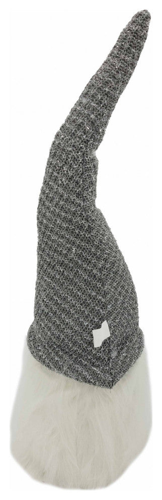 Grey Fabric Gnome With Ultra Long Hat
