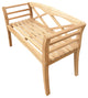 Teak Wood Montana Outdoor Patio Bench, 4'