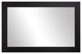 Pendleton Framed Wall Mirror, Black, 30"x40"